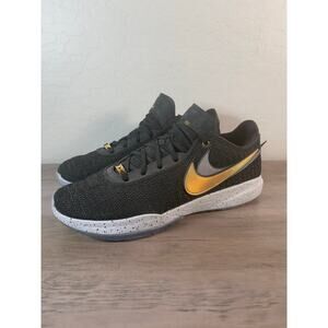 Nike LeBron 20‎ Shoes 'Black Metallic Gold' White DJ5423-003 Men's Size 18